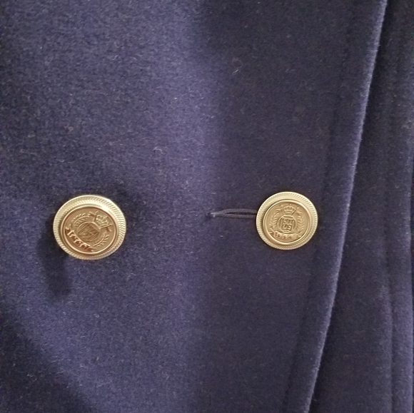 Evernew Blue/Navy Miltary Peacoat - Picture 3 of 3